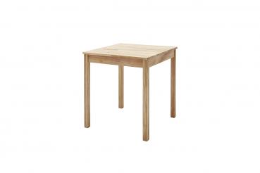 4-F-Tisch ALFONS 70 x 70 Wildeiche MASSIV